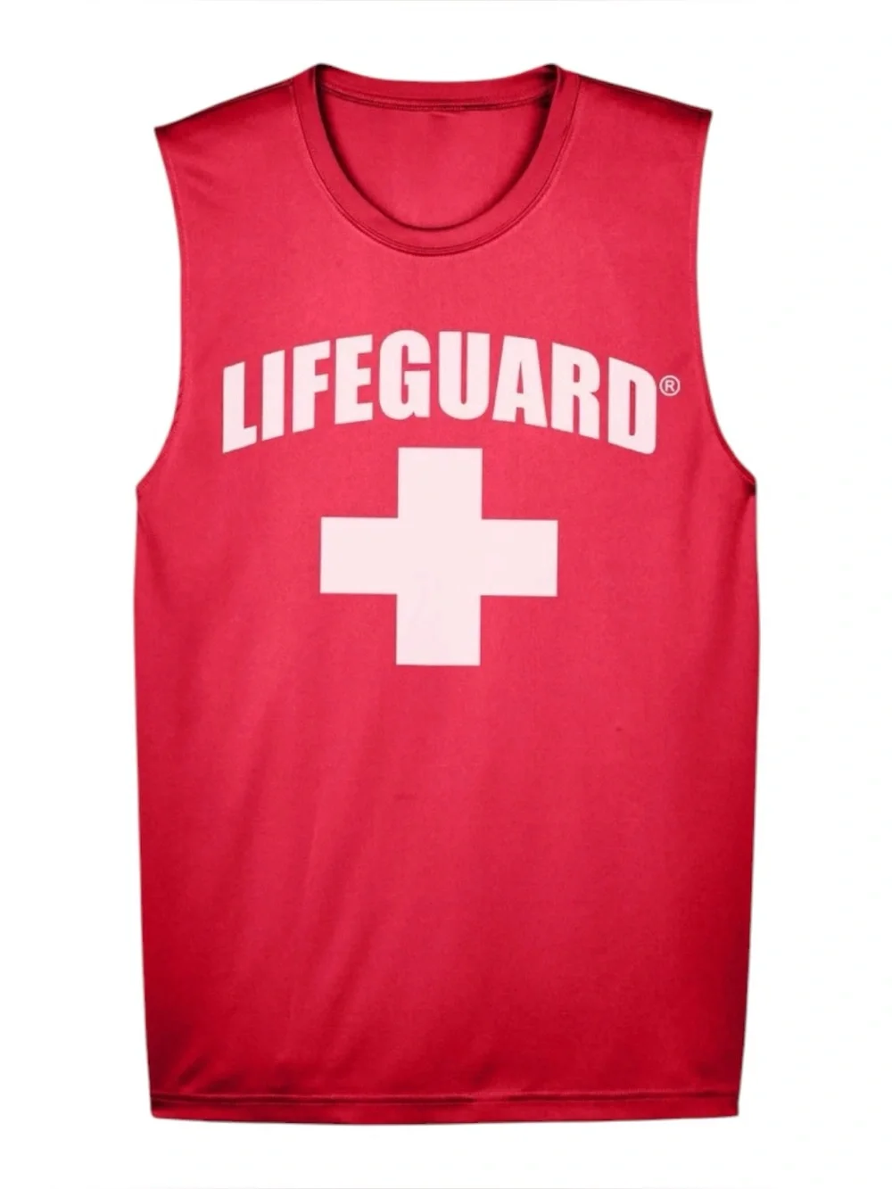 LIFEGUARD Officially Licensed Mens Performance Muscle Tank Moisture Wicking - Picture 3 of 4